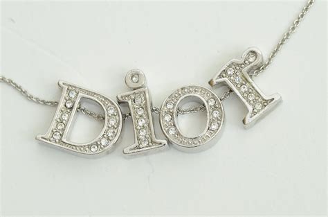 authentic dior necklace|genuine christian dior necklace.